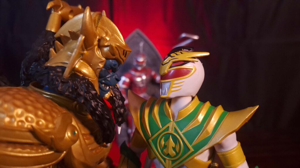 Lord Drakkon confronting Goldar in Zedd’s throne chamber