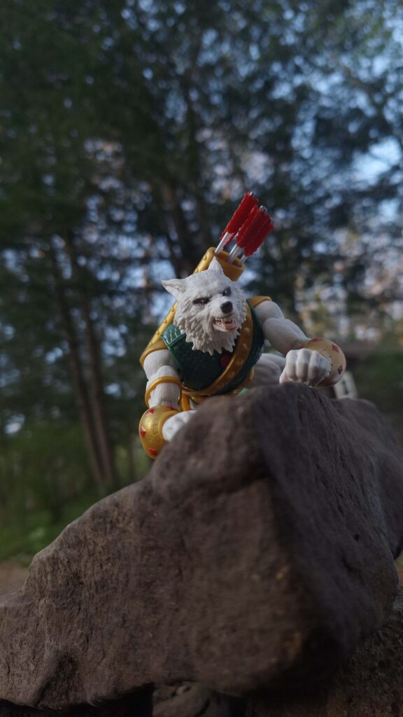 Stargod the Man-Wolf crouches above Lord Malovar’s ritual stones